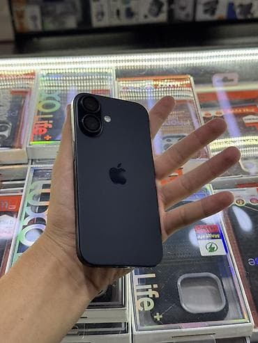 iphone 7 plus pro max: IPhone 16, Б/у, 128 ГБ, Midnight, Защитное стекло, Чехол, Коробка, 91 % — 4