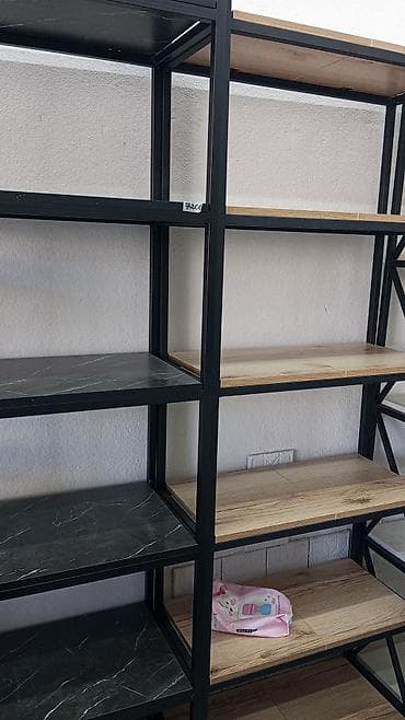 Оборудование для бизнеса: Металлический стеллаж Loft Каркас: прочный профильный металл, матовое — 2