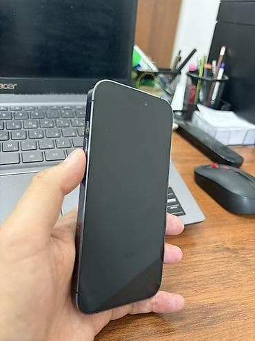 ipod pro: IPhone 14 Pro, Б/у, 128 ГБ, Deep Purple, Чехол, 87 % — 3
