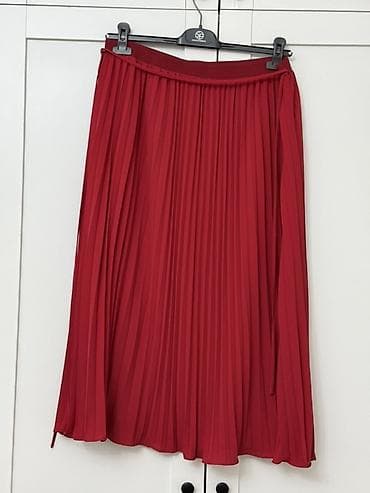 шуба женский: Юбка, Модель юбки: Плиссе, Миди, По талии — 2