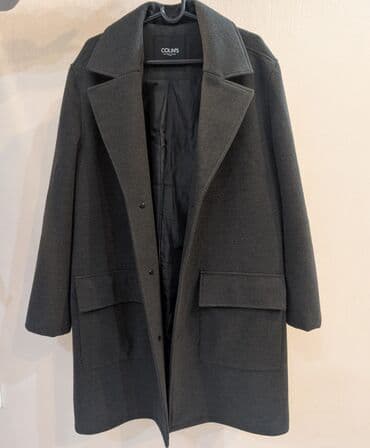 Атайын кийим: Эркектердин пальтосу, XL, ColinS, Колдонулган, түсү - Боз, Өзү алып кетүү — 3