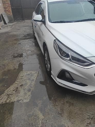 тонировка стекол авто: Hyundai Sonata, седан, белый цвет. Год выпуска: 2019. Пробег: 129 000 — 5