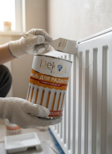 краска эмаль 3 кг цена бишкек: Эмаль Dekor Luxe предназначена для окраски радиаторов и систем — 1