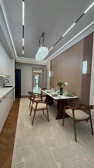 Недвижимость: 3 комнаты, 114 м², Элитка, Асанбай мкр Элитка, 6 этаж, Евроремонт — 7