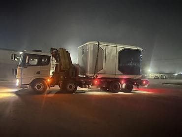 Модульный дом/офис на колесной платформе (перевозимый блок) -