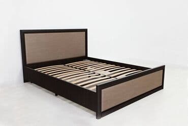 коен: Кровать двуспальная, коллекции Коен МДФ, Штрокс Темный, БРВ Брест — 1