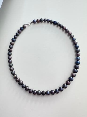 набор пандора: Жемчуг Жемчужное ожерелье 3 шт: 2 шт овал не длина 48 см, 1шт круглые — 12