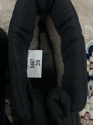 сапоги зимние женские натуральная кожа натуральный мех распродажа: Зимние женские полусапоги/дутики, размер 39 Цвет: чёрный, матовый — 4