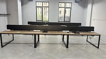 table study: Офисная мебель в современном индустриальном стиле - Переговорный стол — 7