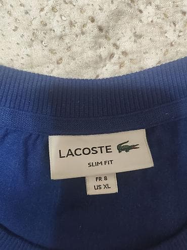 nike tech flece: Мужская футболка, XL, Lacoste, Новый, цвет - Синий — 2