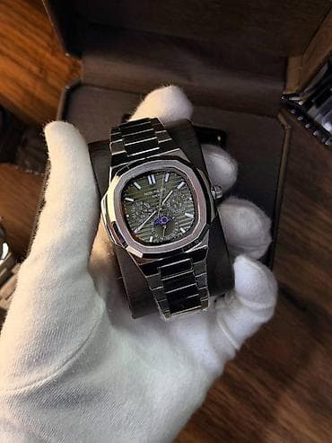 часы с gps трекером: Часы Patek Philippe Nautilus (автоматические) - Корпус и браслет — 5
