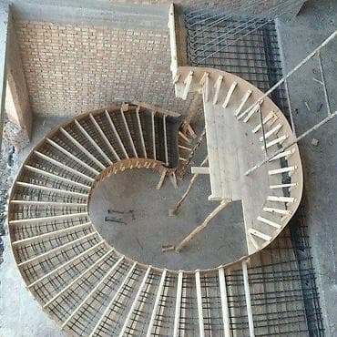 scania r500: Бетонная лестница Для дома, Форма лестницы: Винтовая — 7