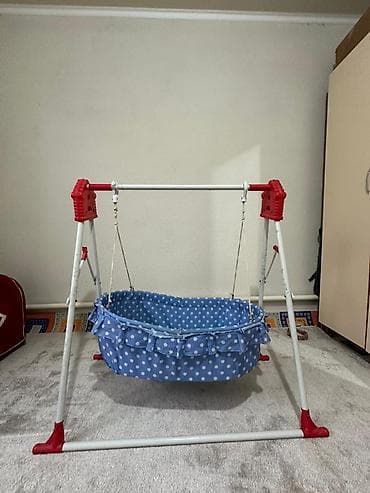 калыб: Люлька, Бешик, Металл, түсү - Көк — 2