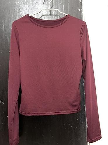 Жеке буюмдар: Лонгслив, түсү - Кочкул кызыл, Стандарт — 2