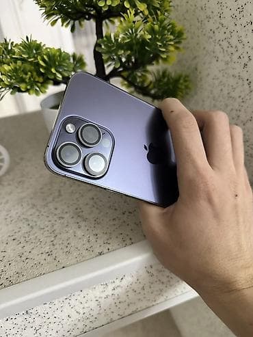 IPhone 14 Pro Max, Б/у, 128 ГБ, Deep Purple, Коробка, 79 % — 5