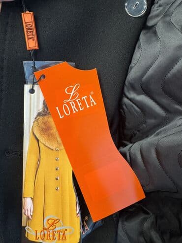 шерстяные кофты женские больших размеров: Элегантное женское пальто прямого кроя в черном цвете с меховой — 4