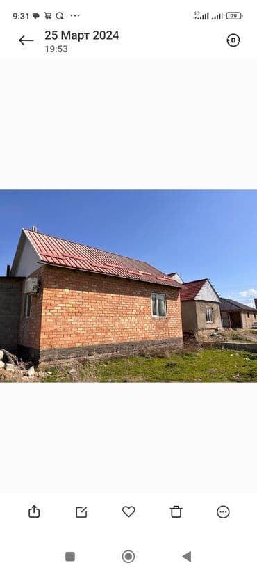 продажа домов ж м ала тоо: Времянка, 35 м², 2 комнаты, Собственник — 5