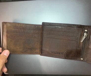 широкий ремень: Кошелек от Wildhorn Оригинальный (индийский ) Цвет : коричневый В — 5