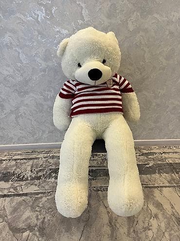 лол игрушки: Плюшевая белая мишка, размер 1 метр. 2500 с — 1