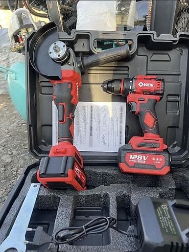 для полировки авто: Аккумуляторный комплект инструментов KEN в кейсе Состав набора: - — 2