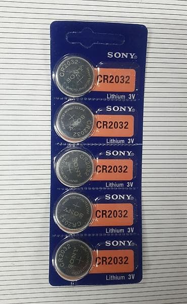 литиево ионные аккумуляторы: Батарейки Sony CR2032 Литиевые. Для пультов, материнских плат пк и — 1