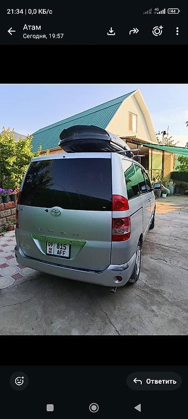 Транспорт: Toyota Noah: 2004 г., Автомат, Газ, Минивэн — 9