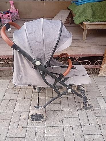 Игрушки: Коляска, цвет - Серебристый — 3