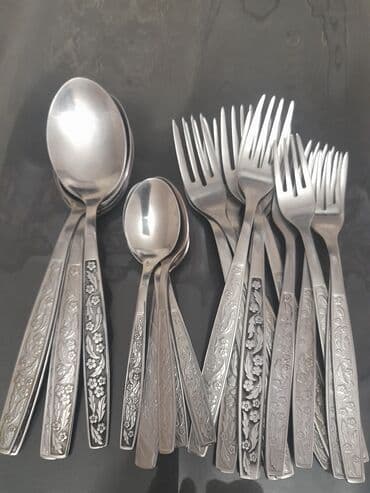 купить набор кастрюль по акции: Столовые ложки и вилки с чайными и десертными.Полные комплекты. Цена — 2