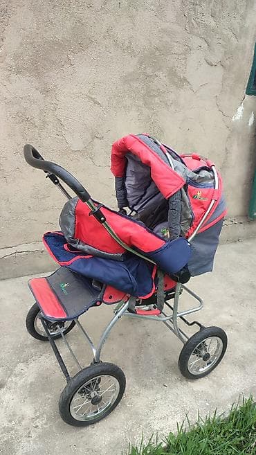 коляски кант: Детская коляска-трансформер (прогулочный блок + люлька) - Цвет: серый — 2