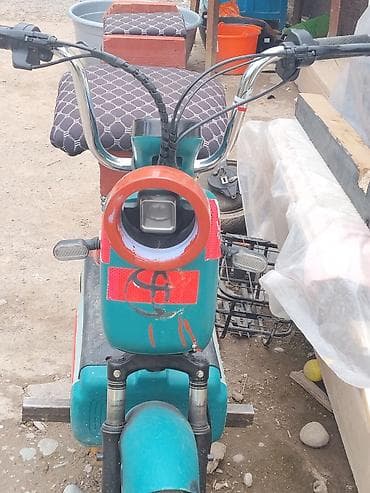 Электроскутер (кастом) - Электрический привод, задний мотор-колесо -