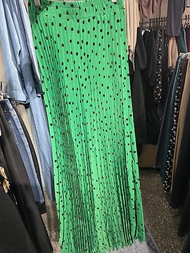 Жеке буюмдар: Юбка, Юбканын модели: Плиссе, Миди, Фатин, Белден — 3