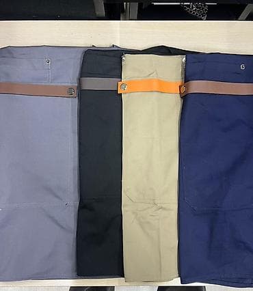 Жеке буюмдар: Поварская форма и аксессуары - Куртка повара черная: прямой крой — 8