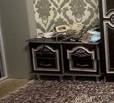 Спальные гарнитуры: Спальный гарнитур, Тумба, МДФ, цвет - Коричневый — 4