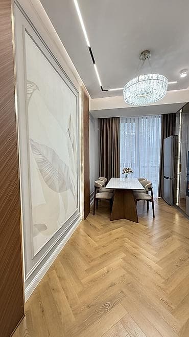 Квартиры: 3 комнаты, 96 м², Асанбай мкр Элитка, 13 этаж, Дизайнерский ремонт — 9
