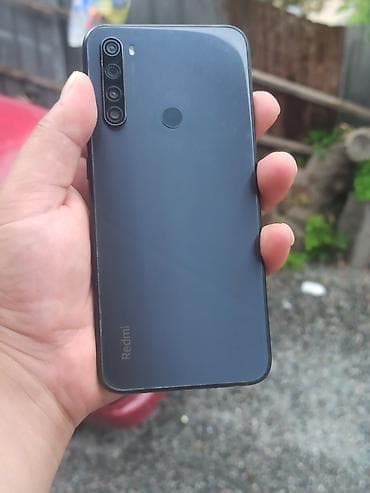 тилифо: Redmi, Redmi Note 8T, Б/у, 64 ГБ, цвет - Черный, 2 SIM — 2