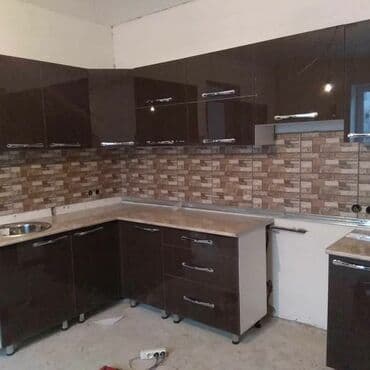 полка для фруктов и овощей: Ашкана гарнитуру, Жаңы, түсү - Ак, МДФ, Акысыз жеткирүү — 17