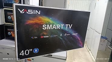 ТВ и видео: Телевизор YASIN 40E9000, 40" - Смарт‑TV на Android 14 - Экран 40" — 1