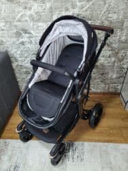 купить колеса на коляску бу: Коляска, цвет - Черный, Б/у — 5