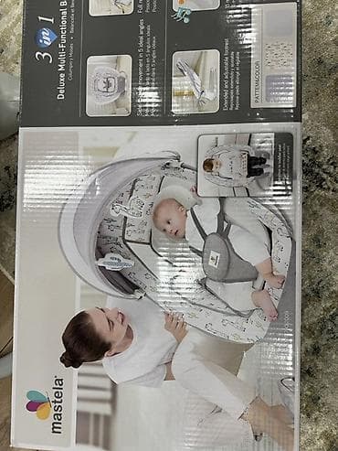 Мебель: Качалка-люлька Mastela 3-в-1 Deluxe Multi-Functional Bouncer - — 4