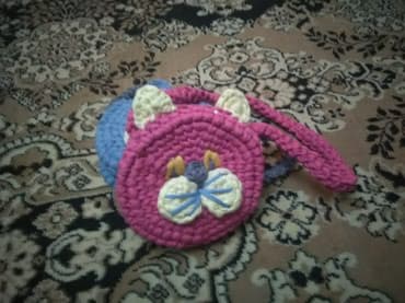 искусственные волосы на заколках бишкек: Сумочки из трикотажной пряжи для девочки. ручная работа крючок — 2