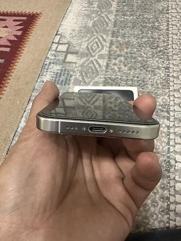 айфон 6s plus: IPhone 15 Pro, Б/у, 256 ГБ, White Titanium, Коробка, 88 % — 7