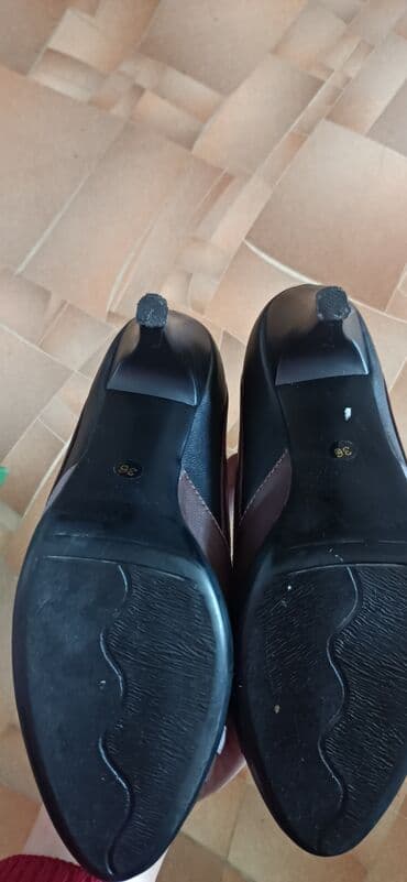 Атайын кийим: Туфли из натуральной кожи Бренд Привалент, 100% кожа, размер 36-37 — 3