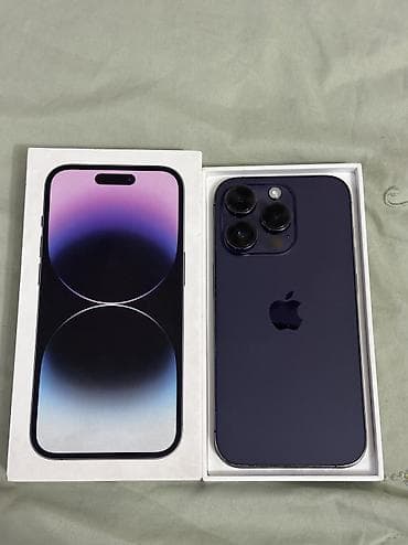 redmi 10t pro: IPhone 14 Pro, Б/у, 128 ГБ, Deep Purple, Коробка, 79 % — 3