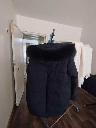 soft shell: Пуховик, По колено, С капюшоном, 2XL — 2