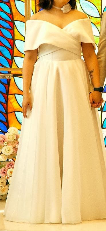 колд: Свадебное платье - Фасон: А-силуэт, длина в пол. - Лиф: открытые — 1