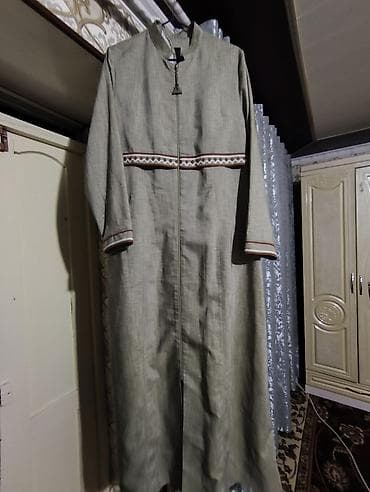 даром платья: Повседневное платье, Длинная модель, Лен, Прямое — 1