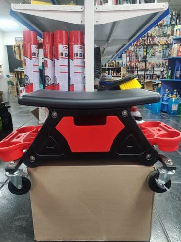 Стул для детейлинга. На колесах. Китай. В наличии. Очень удобен