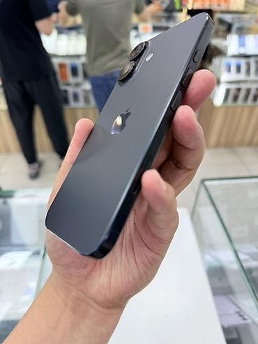 poco c 3: IPhone 16, Б/у, 128 ГБ, Черный, Кабель, 91 % — 2