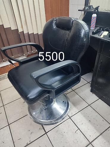 стулья офисный: Офисное кресло, С колесиками, цвет - Черный, Экокожа — 4