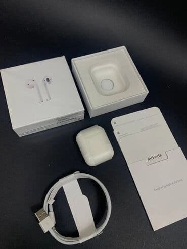 скупка аирподс: Вкладыши, Apple, Новый, Беспроводные (Bluetooth), Классические — 3